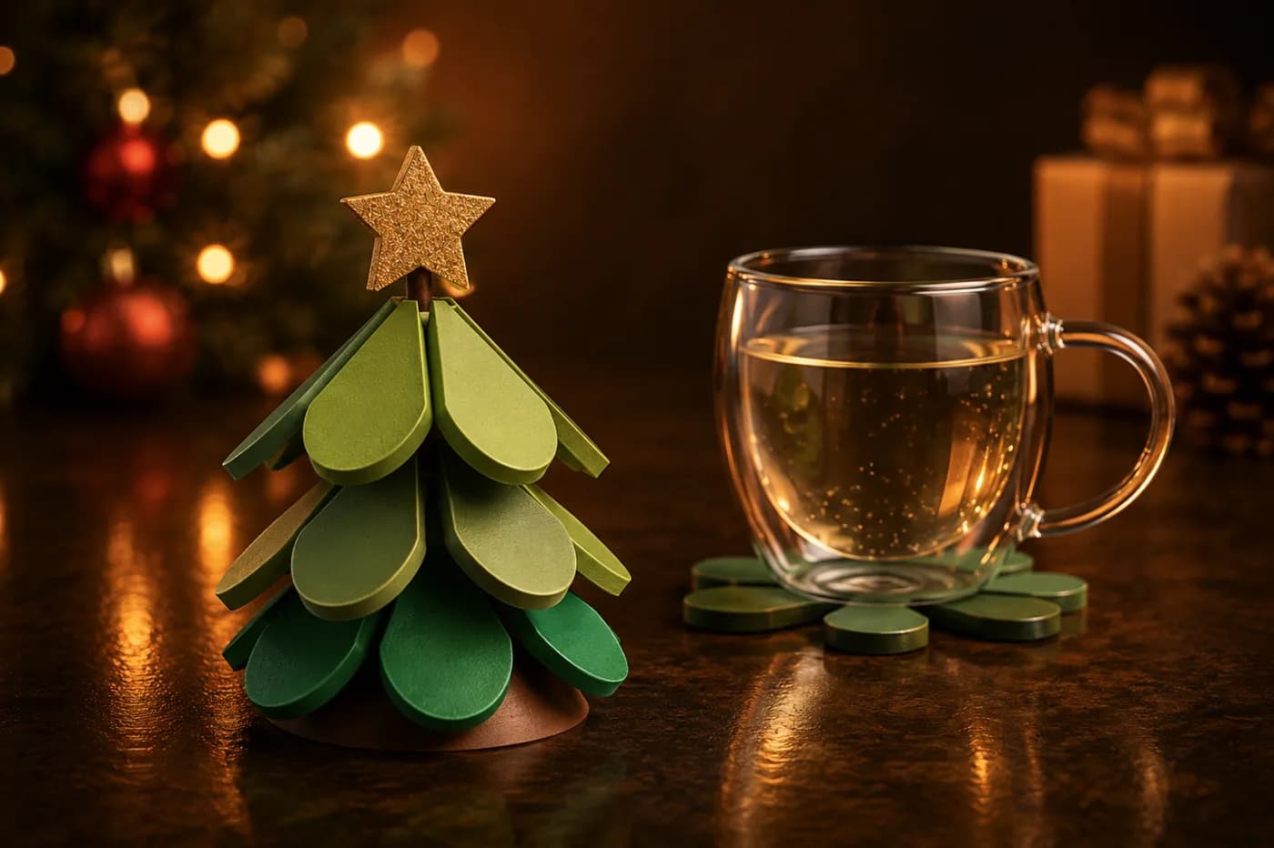 Posavasos navideños